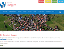 Tablet Screenshot of burggen.de